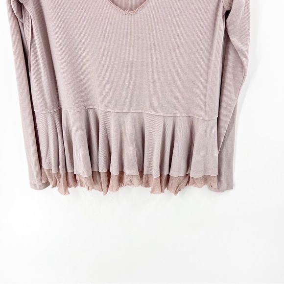 ✅ FREE PEOPLE WE the Free Tangerine Tunic Top Pink Oversized Size X-Small - Picture 2 of 7